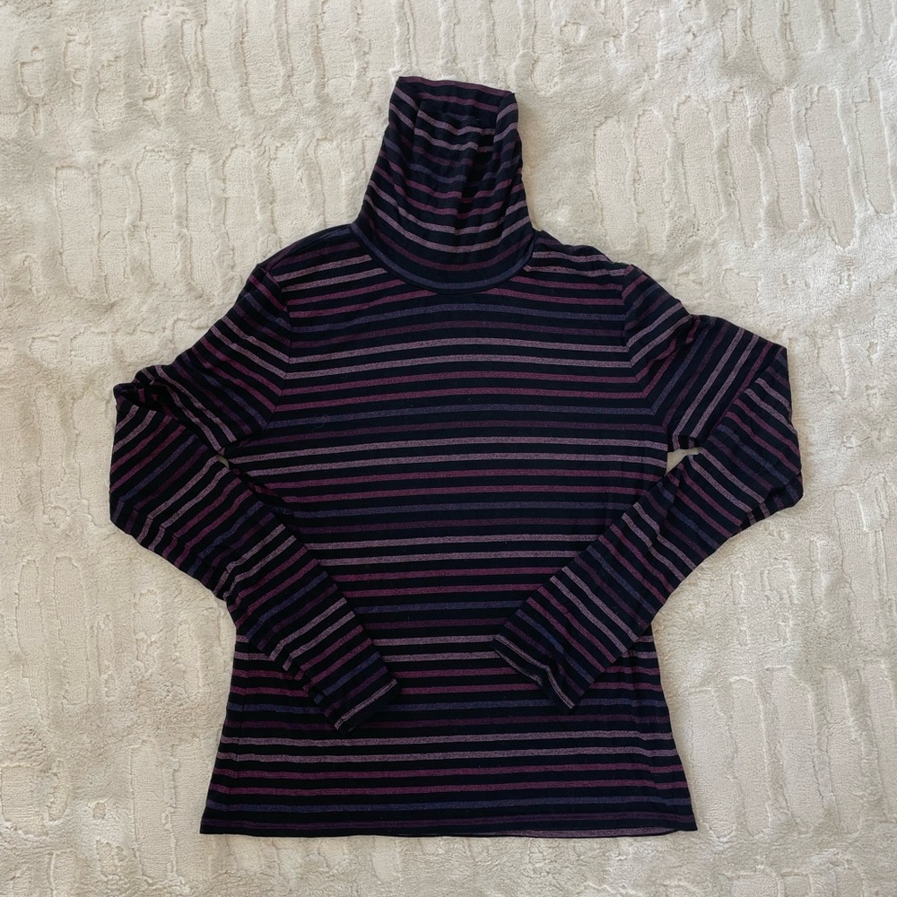 Veronica Beard striped turtle neck